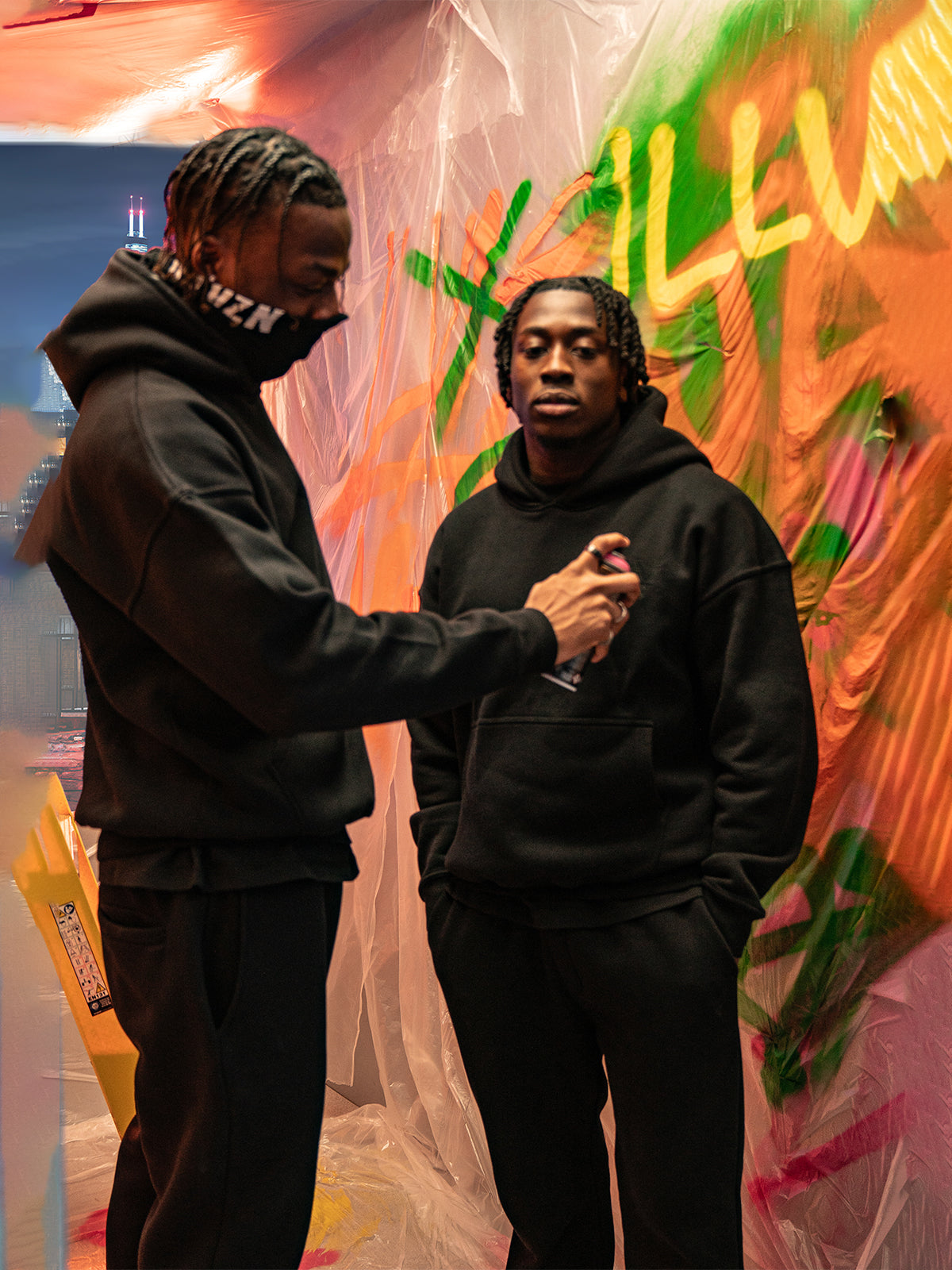 STAPLD Hoodie. Charcoal