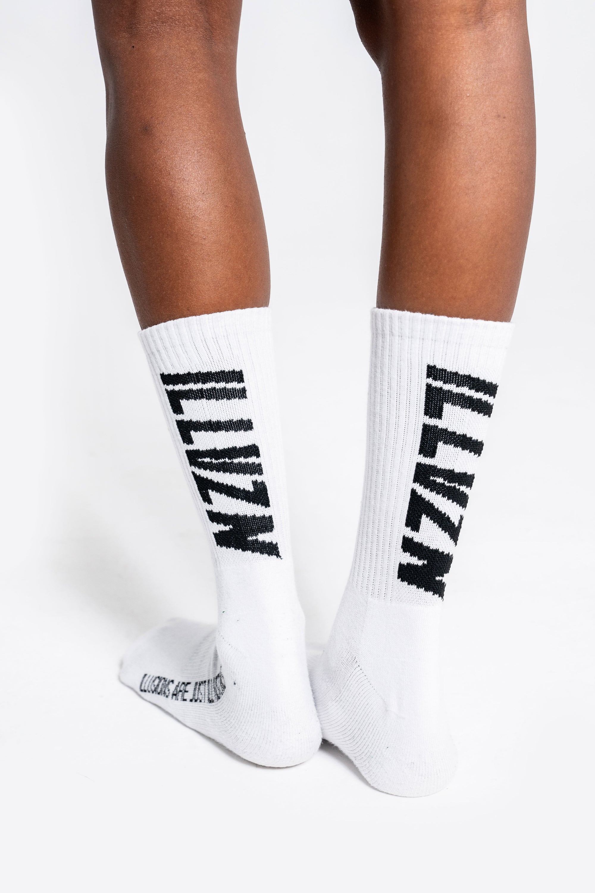 White & Black Socks