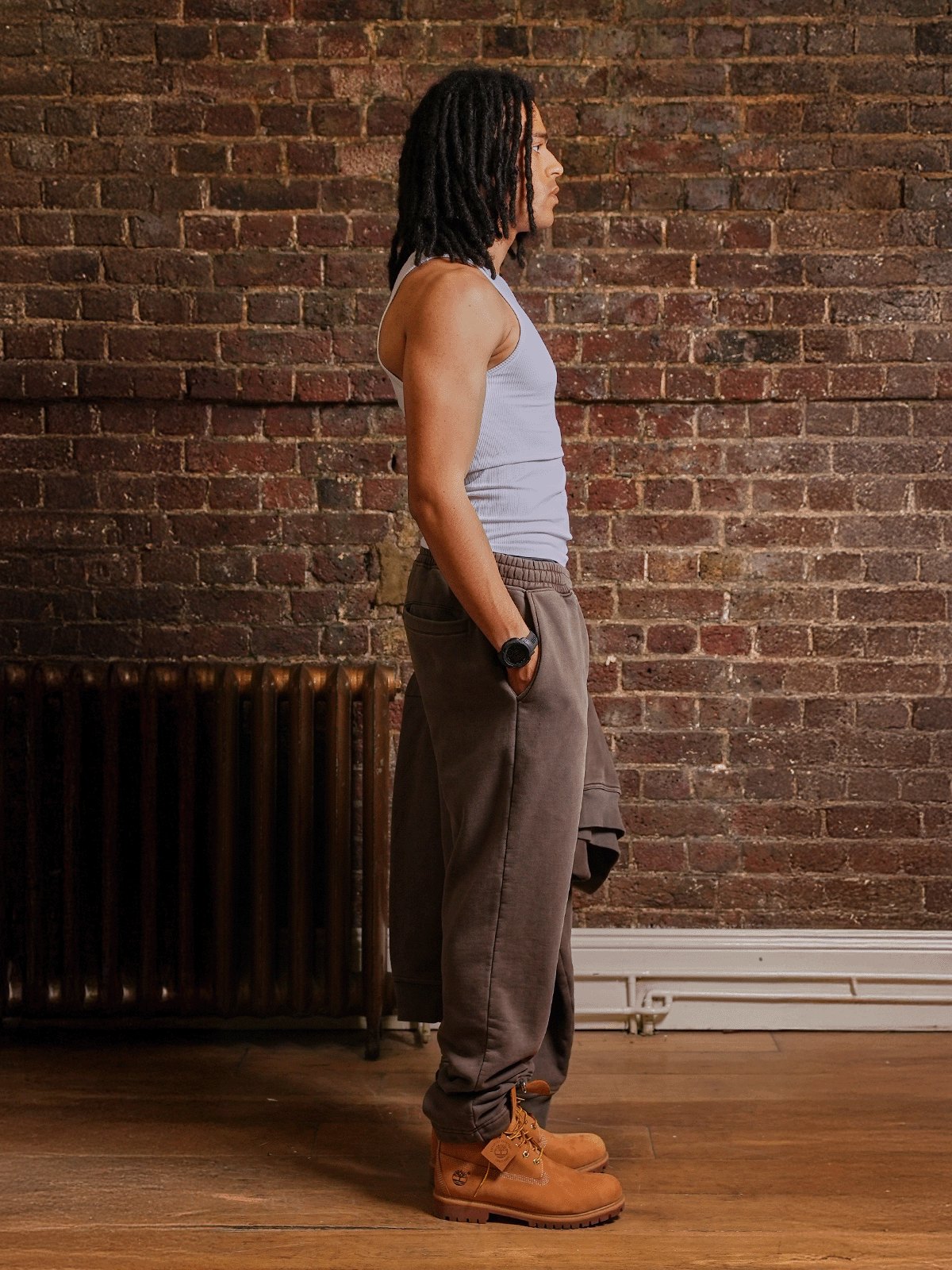 STAPLD JOGGERS | RUSTY BROWN