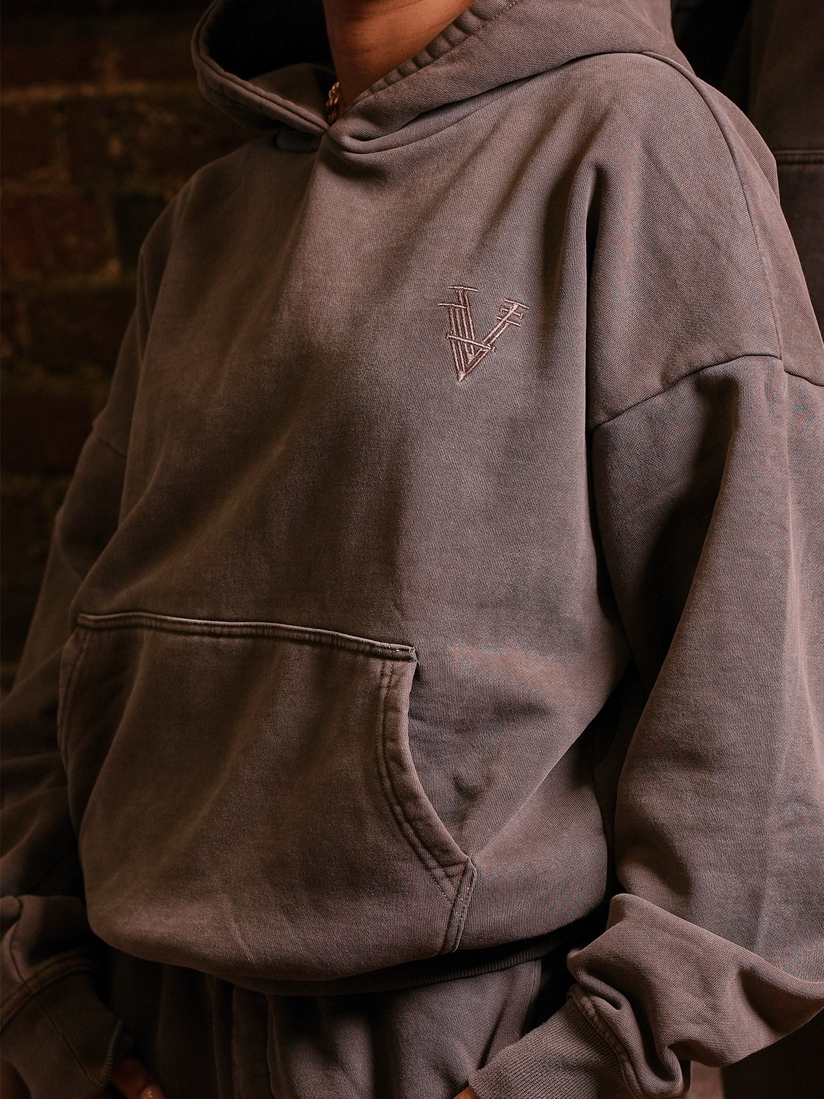 STAPLD HOODIE | RUSTY BROWN