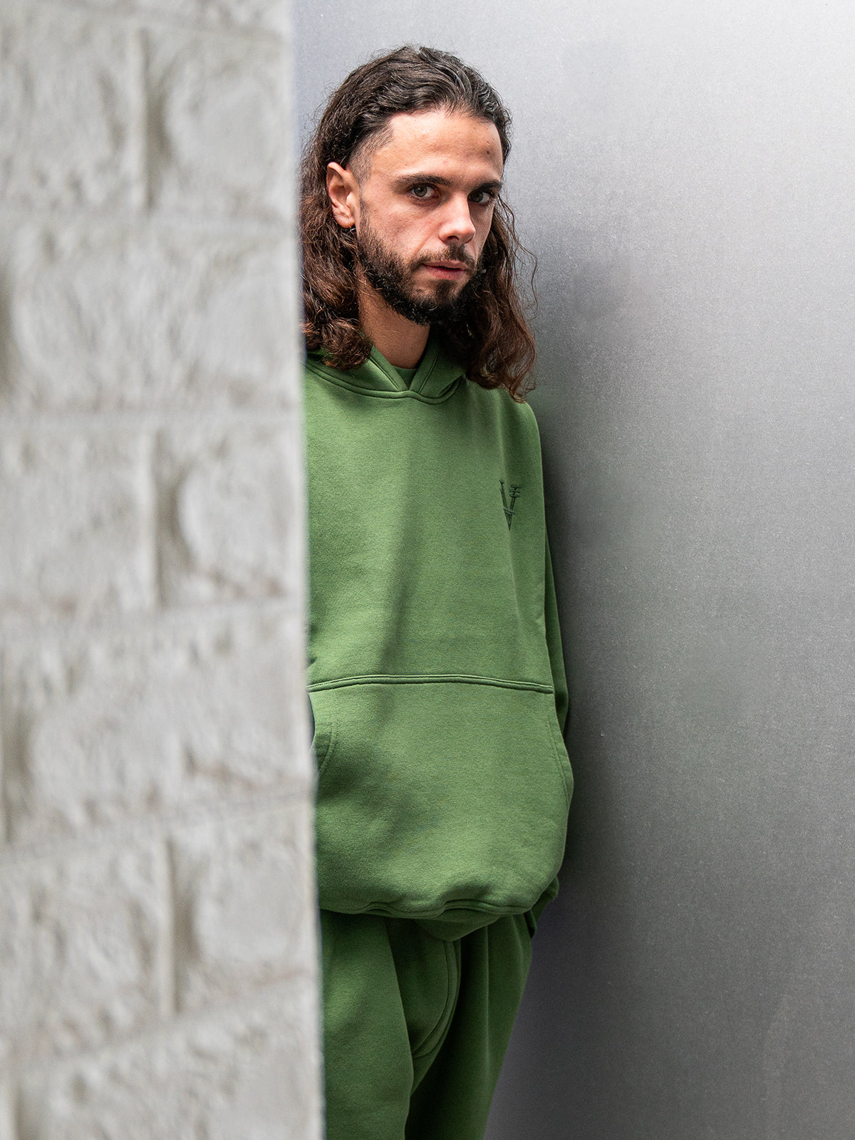 STAPLD Hoodie. Pistachio