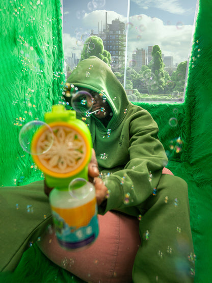 STAPLD Hoodie. Pistachio