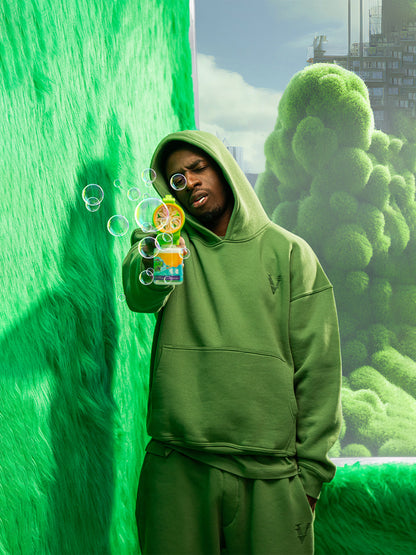 STAPLD Hoodie. Pistachio