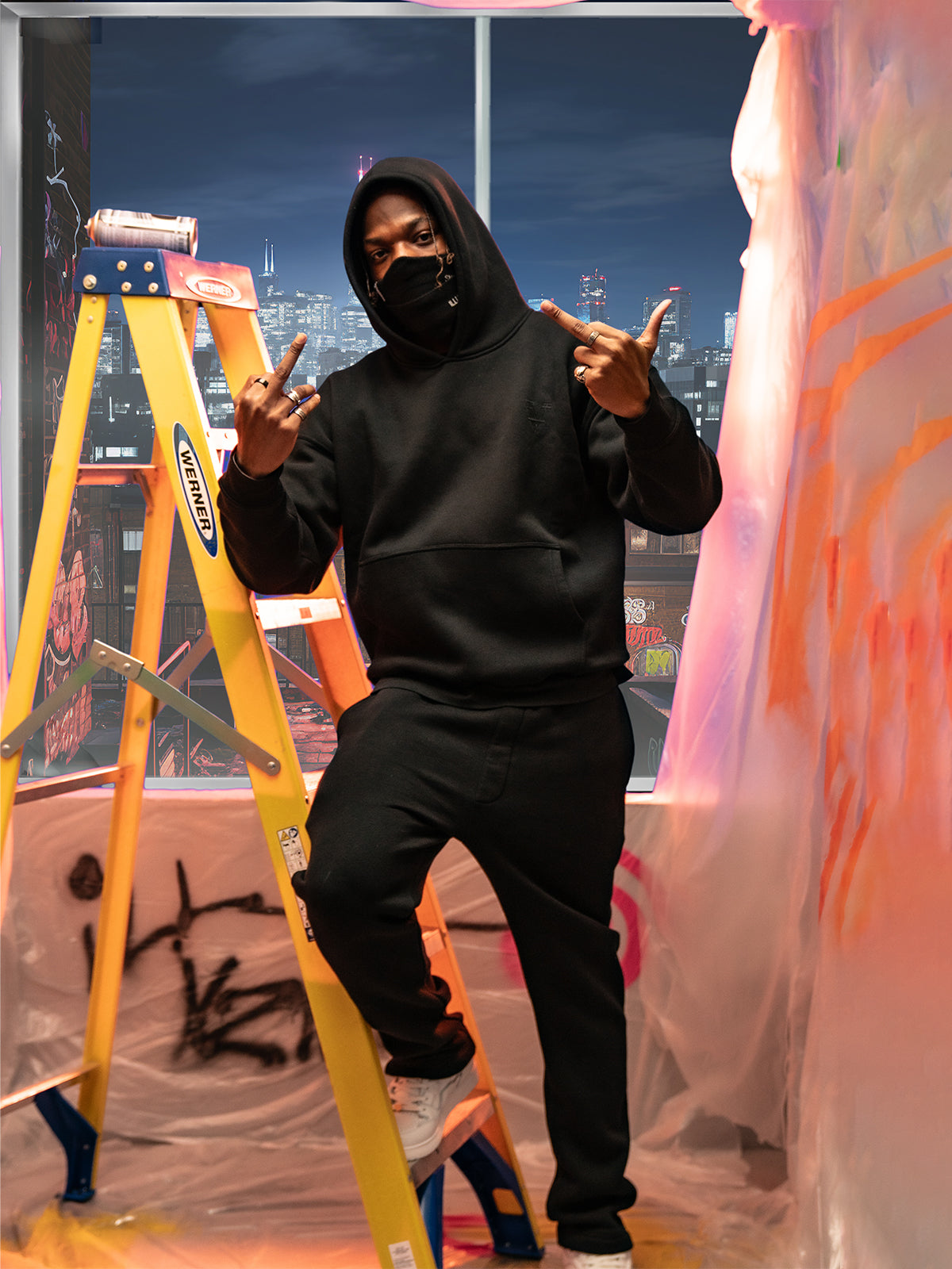 STAPLD Joggers. Charcoal