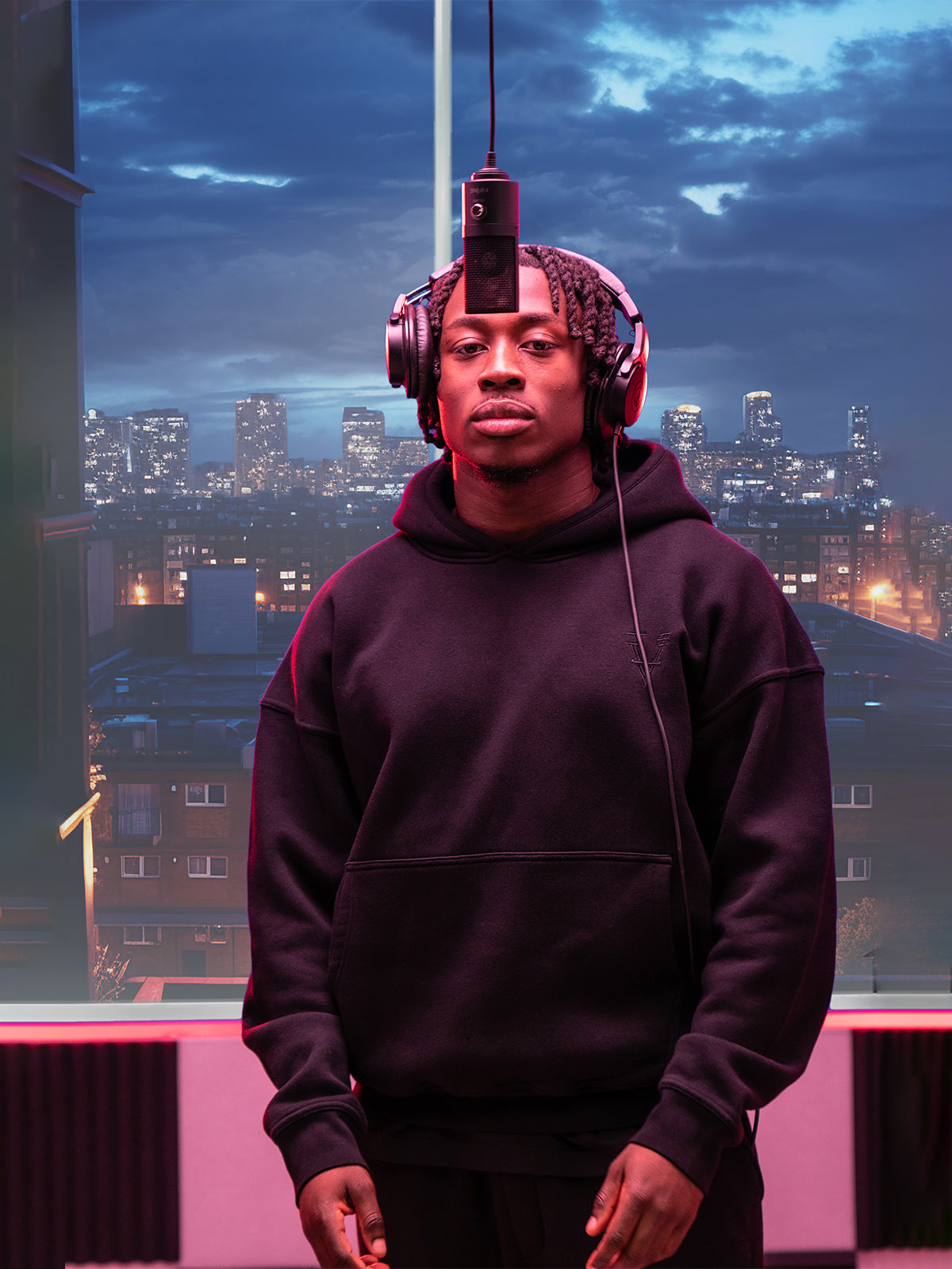 STAPLD Hoodie. Charcoal