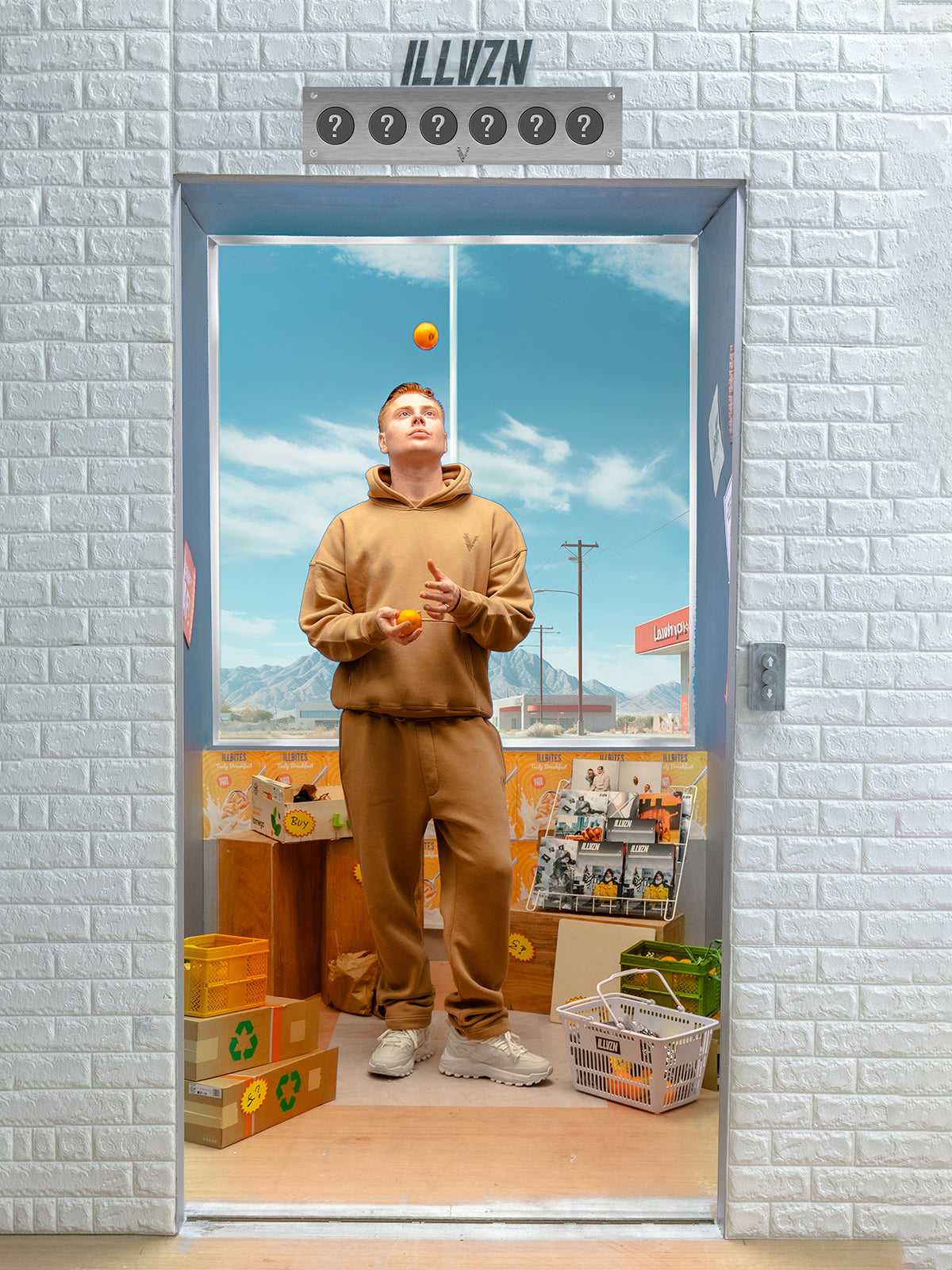 STAPLD Hoodie. Peanut