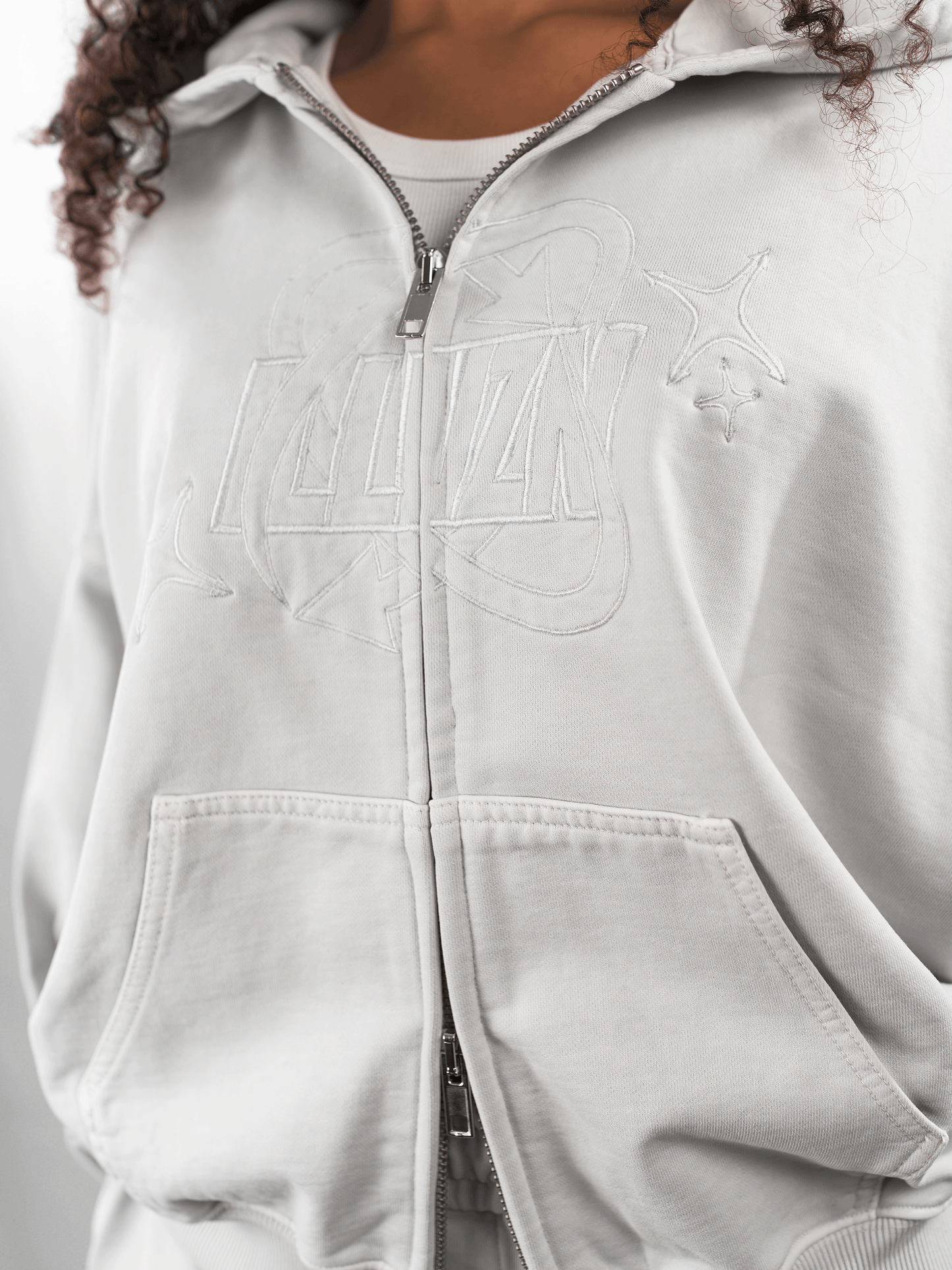 SS HOODIE | WASHED GREY