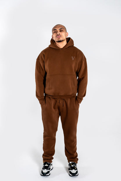 STAPLD Hoodie. Cocoa