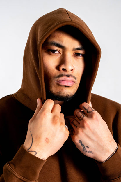 STAPLD Hoodie. Cocoa