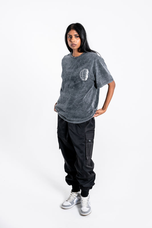 Strapless Cargo Joggers – Black