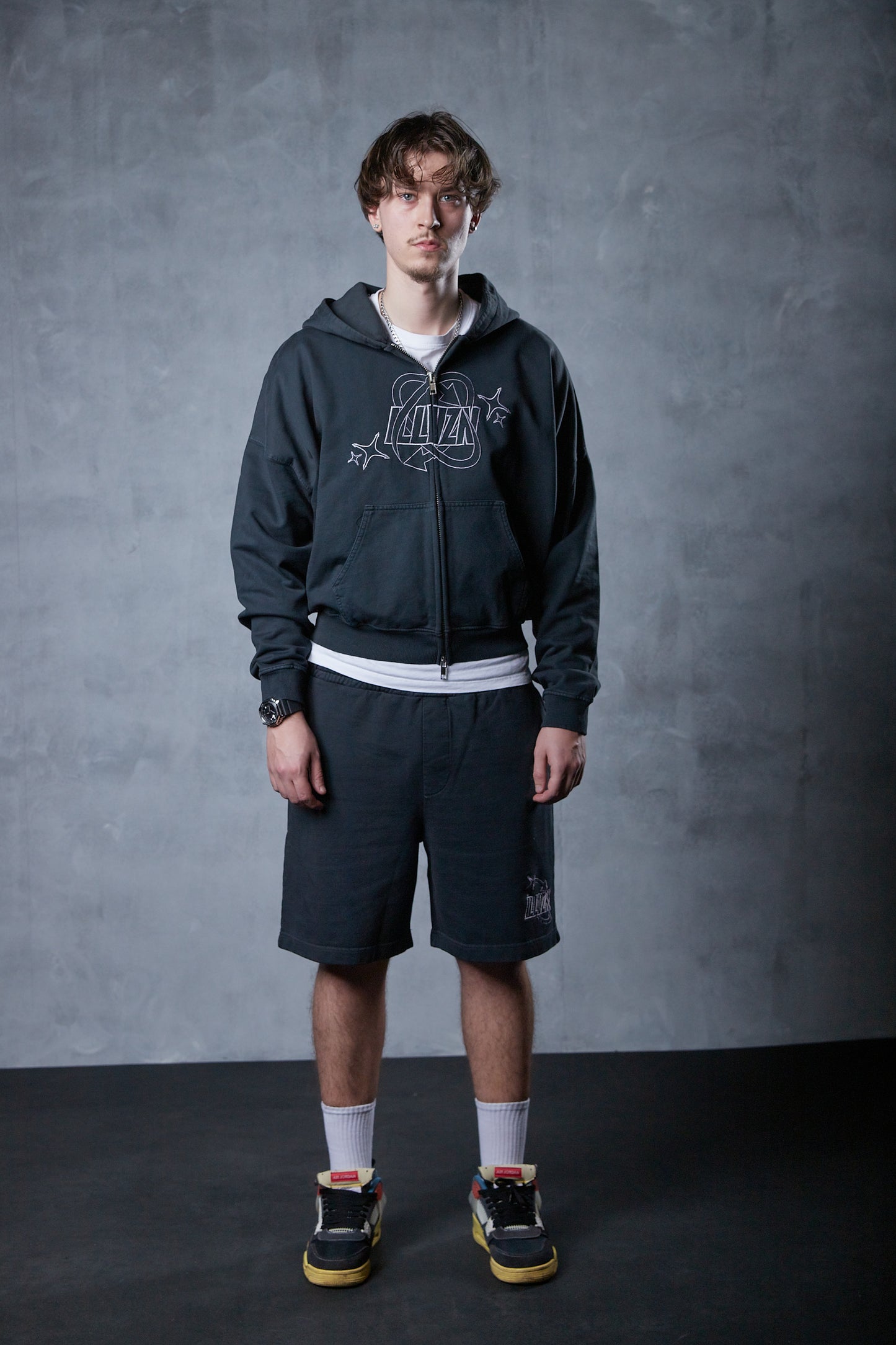 SS HOODIE | WASHED BLACK