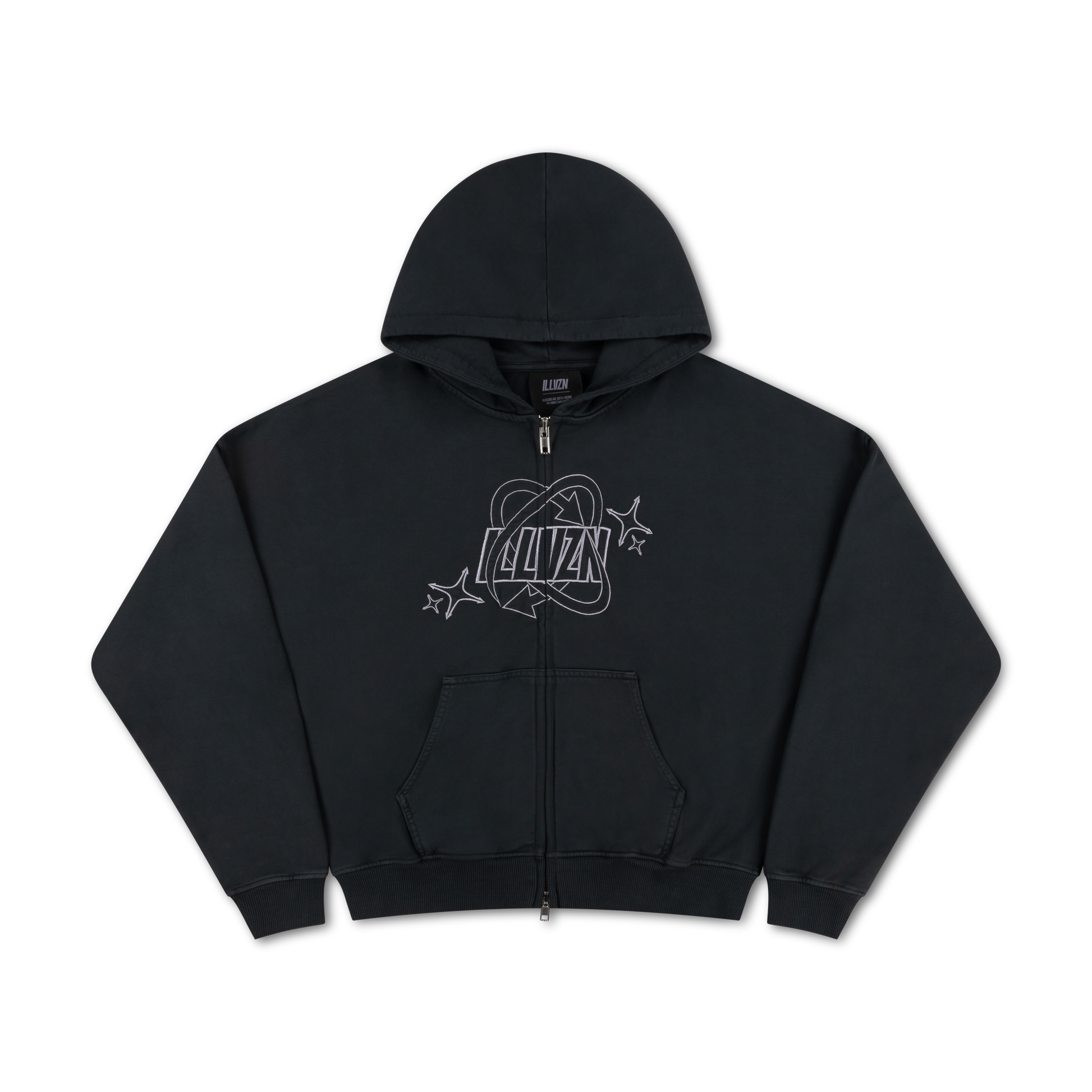 SS HOODIE | WASHED BLACK – ILLVZN SS HOODIE | WASHED BLACK – ILLVZN