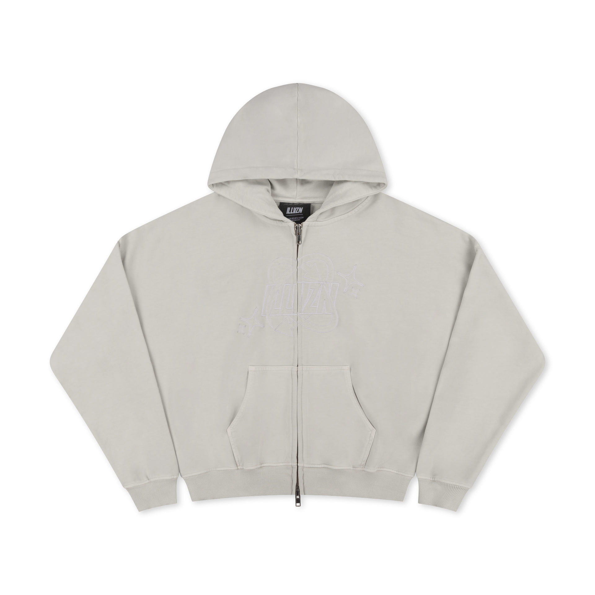 Blessu zip hoodie グレー AFA220B9-A9CA-4F16-B351-