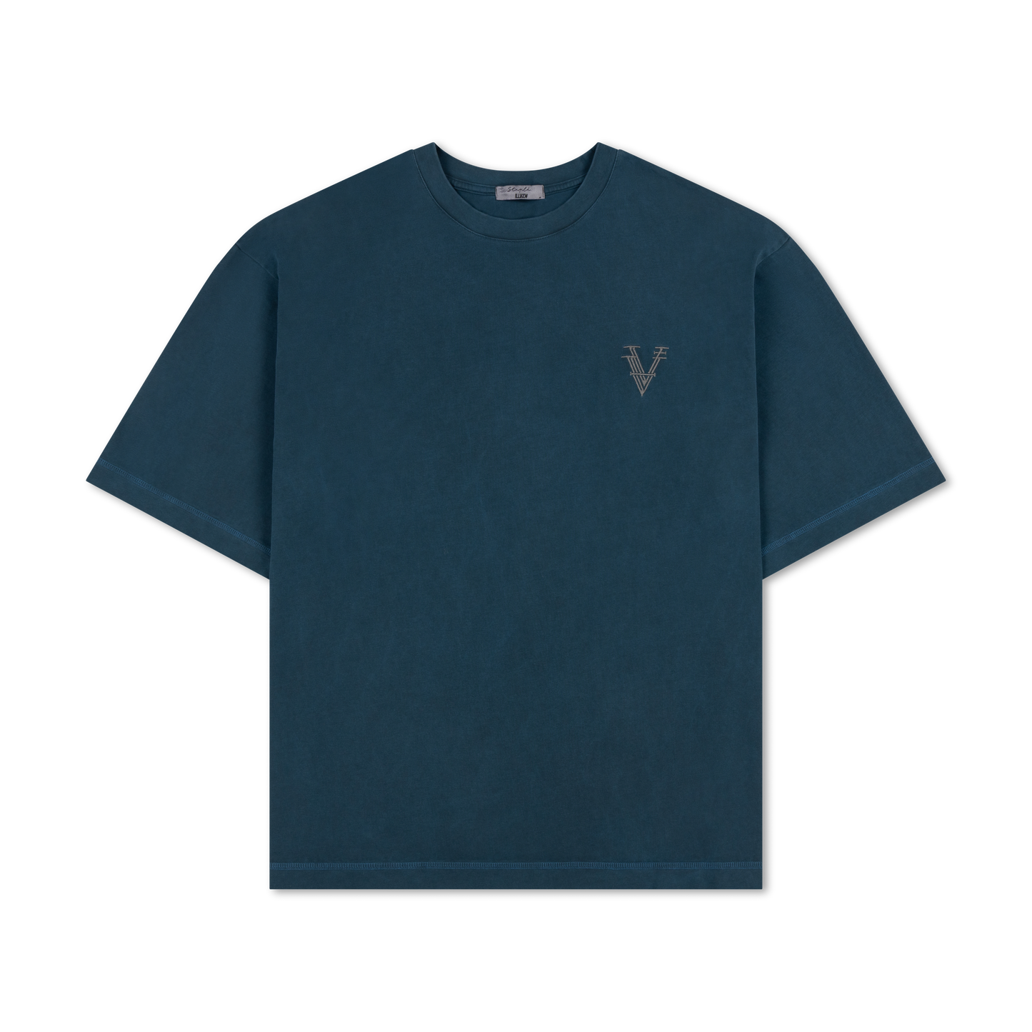 STAPLD TEE | MAUVAIS BLUE