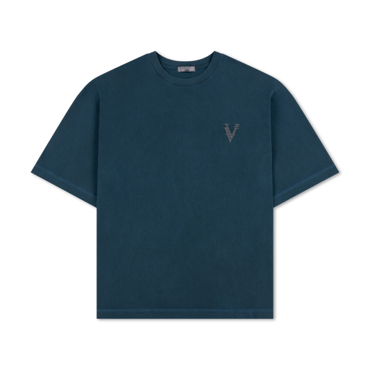 STAPLD TEE | MAUVAIS BLUE