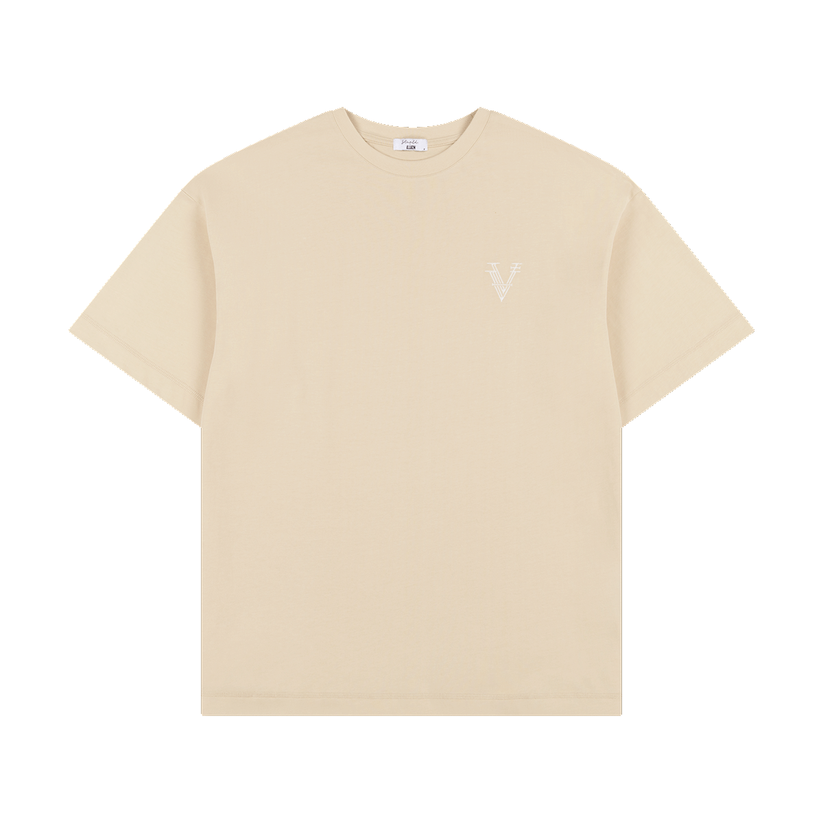 STAPLD TEE | ALMOND MILK