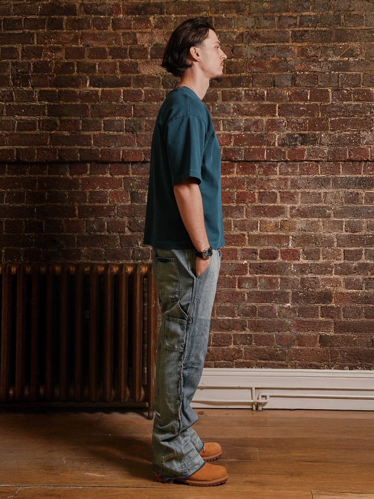 STAPLD TEE | MAUVAIS BLUE