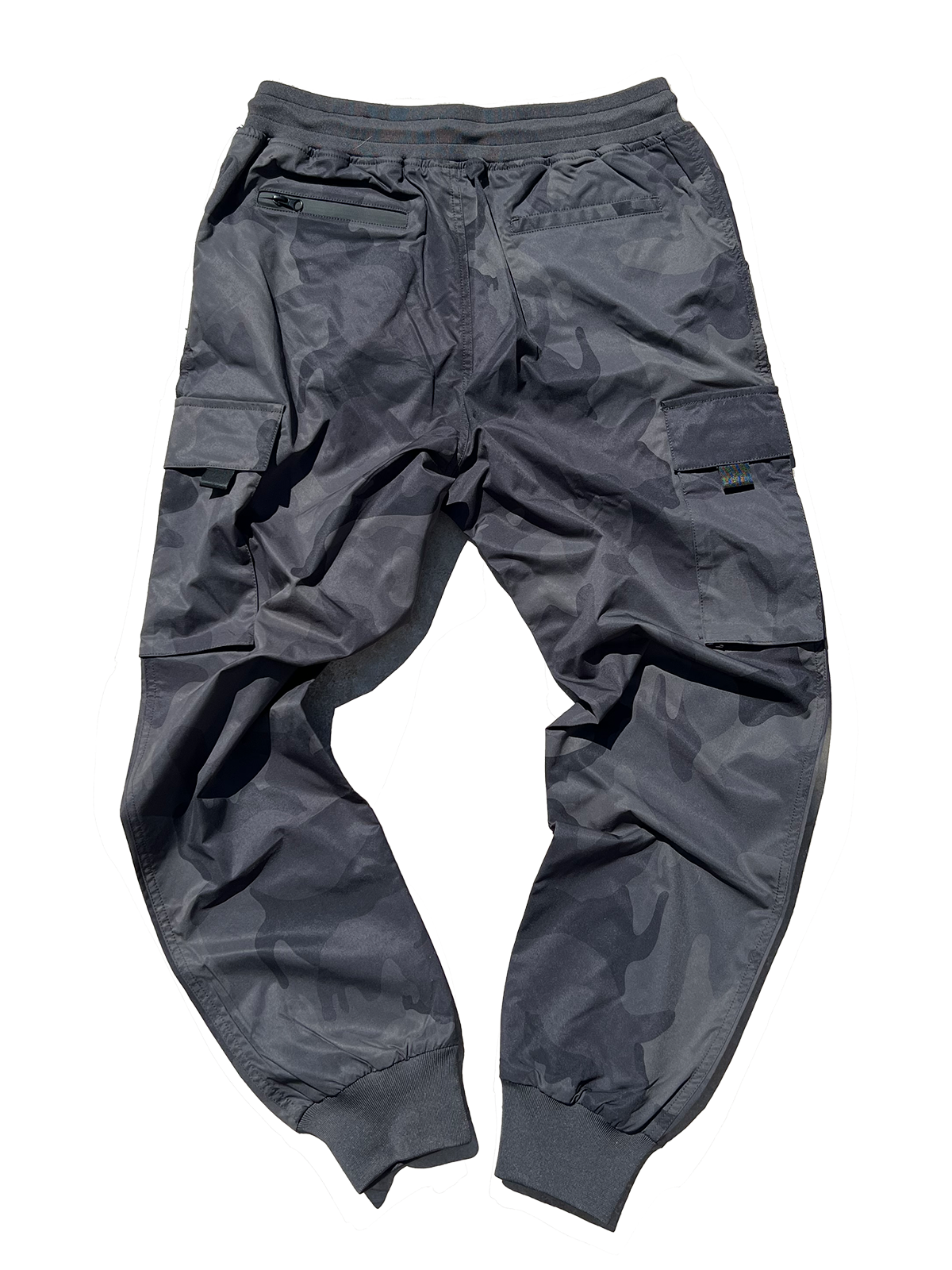 Strapless Cargo Joggers - Deep Grey Camo
