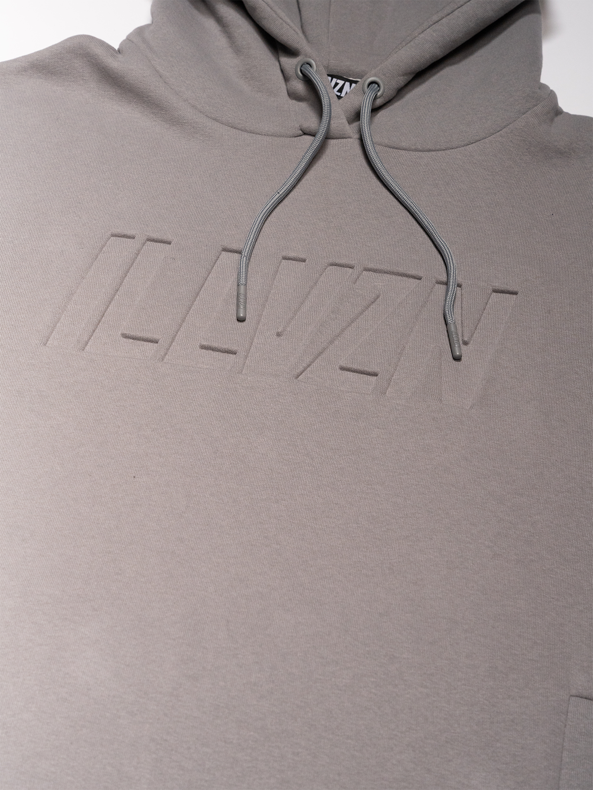 Debossed Hoodie - Grey