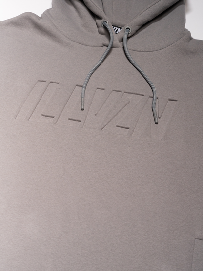 Debossed Hoodie - Grey