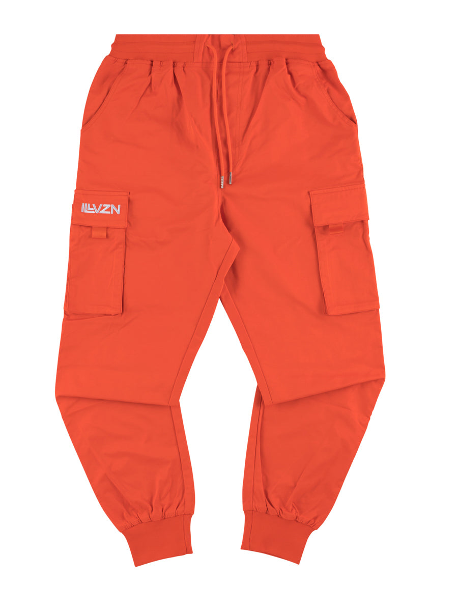Strapless Cargo Joggers – Orange