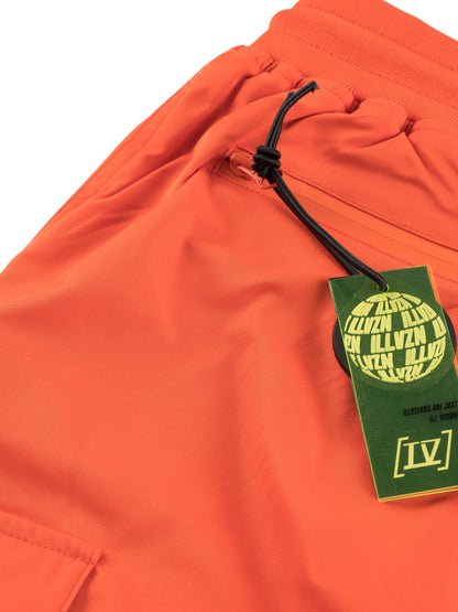 Strapless Cargo Joggers – Orange