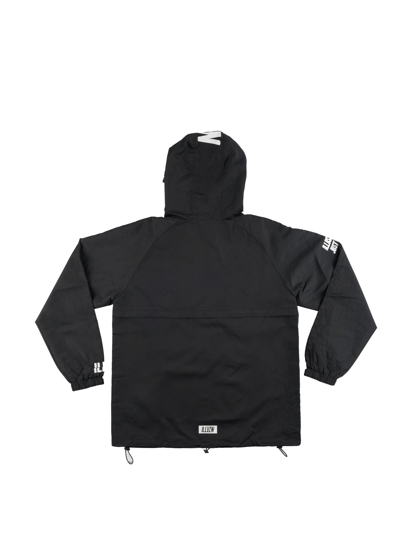 ILLVZN BLACK WINDBREAKER