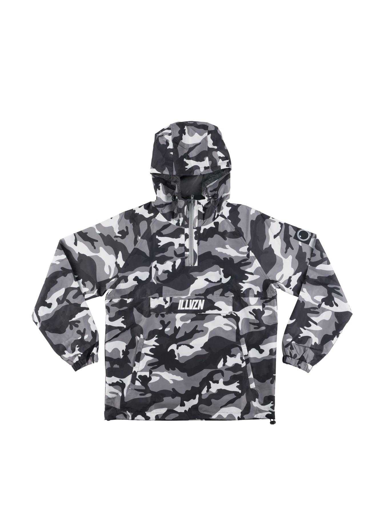 ILLVZN CAMO WINDBREAKER - GREY