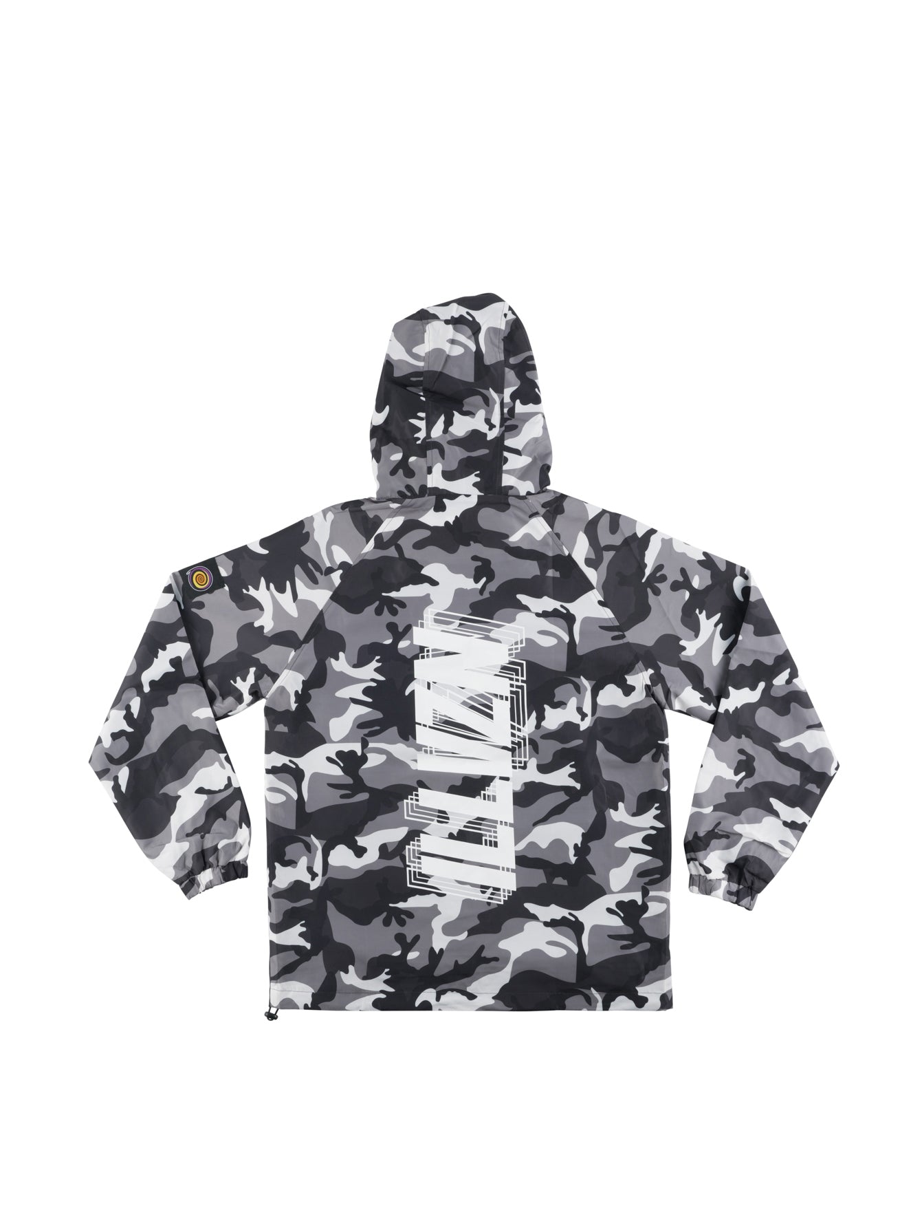 ILLVZN CAMO WINDBREAKER - GREY