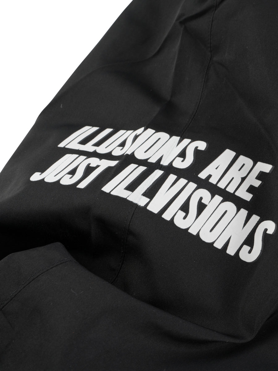 ILLVZN BLACK WINDBREAKER