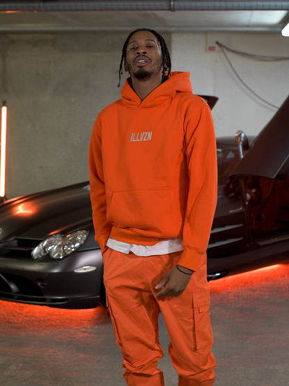 Graphic Hoodie - Orange